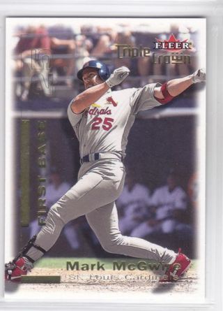 Mark McGwire 2001 Fleer Triple Crown St. Louis Cardinals