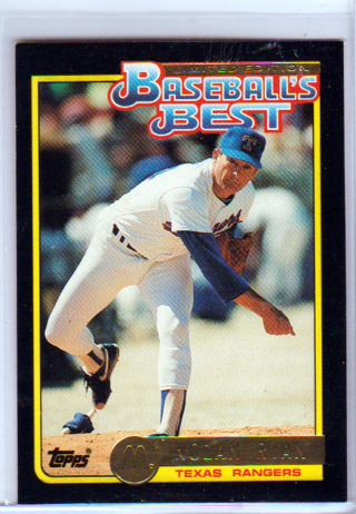 Nolan Ryan, 1992 Topps McDonald's Baseball's Best Card #24, Texas Rangers, HOFr, (L6)