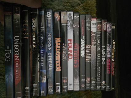 Pick 16 horror dvds