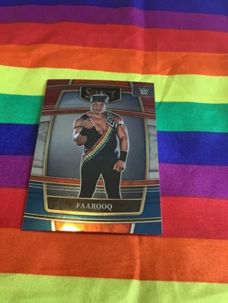 WWE Select Panini 2022 Collectible Wrestling Card #77 Faarooq