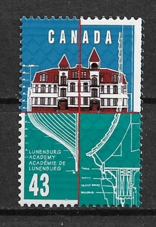 1995 Canada Sc1558 Lunenburg Academy, Nova Scotia MNH