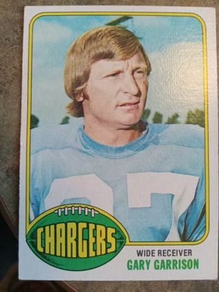 1976 TOPPS GARY GARRISON SAN DIEGO CHARGERS FOOTBALL CARD# 95