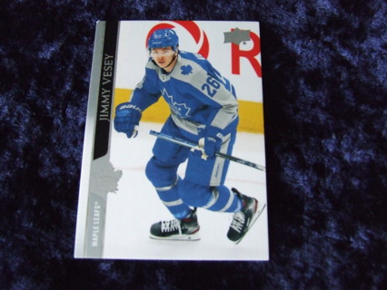 2020-21 Jimmy Vesey Toronto Maple Leafs Upper Deck Extended Series Card #633