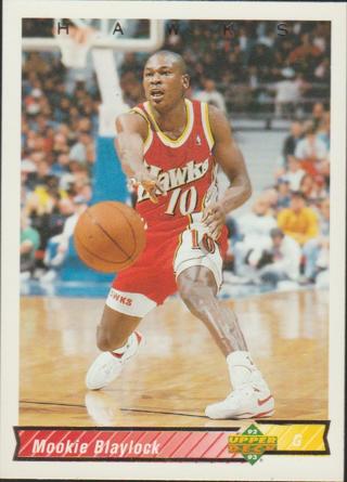 1992 Upper Deck #318 Mookie Blaylock Atlanta Hawks