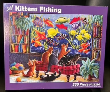 Kittens Fishing Puzzle 