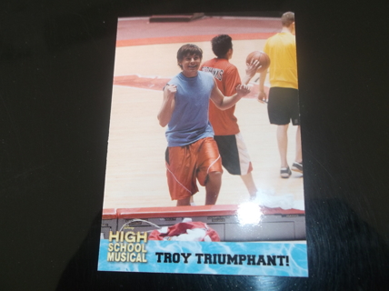 2008  topps   High School Musical Expanded Edition     Troy Triumphant   card  #  34