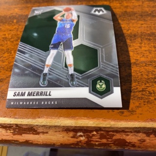 2020-21 panini mosaic Sam Merrill rookie basketball card 