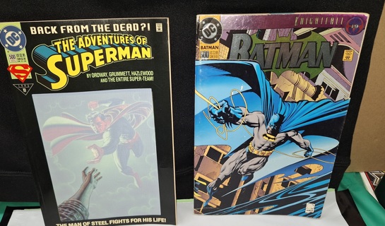 2 Comic Books Batman & Superman