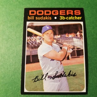 1971 Topps Vintage Baseball Card # 253 - BILL SUDAKIS - DODGERS - EXMT/NRMT 