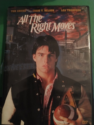 dvd all the right moves free shipping