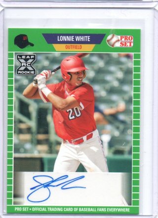 2022 Leaf Rookie Proset Lonnie White Autograph