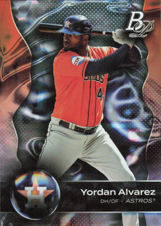 2023 Bowman Platinum Yordan Alvarez 93 Houston  Astros Baseball Card