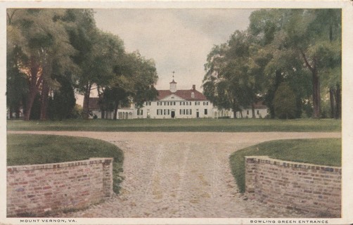 Vintage Unused Postcard: gin a: Mount Vernon, VA