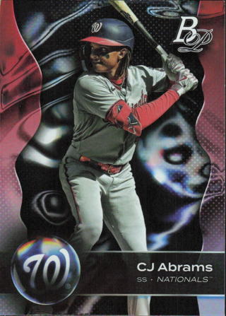 2023 Bowman Platinum #37 CJ Abrams Washington Nationals Baseball Card