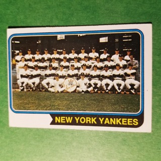 1974 - TOPPS BASEBALL CARD NO. 363 - NEW YORK TEAM - YANKEES