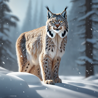 Listia Digital Collectible: A Canadian Lynx