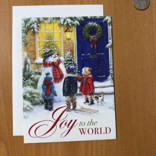 Joy to the World Christmas Card 