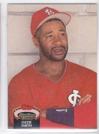 Ozzie Smith 1992 Topps Stadium Club St. Louis Cardinals