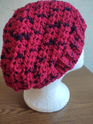 Hand Crocheted Slouch Hat 