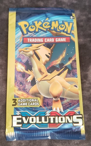 Pokemon Evolutions 3 Card Booster Pack - New Factory Sealed