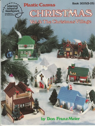 Plastic Canvas Leaflet/Booklet: Christmas Village