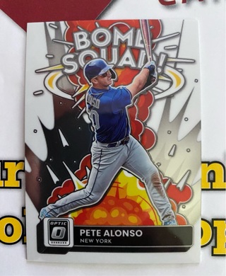 2022 Donruss Optic Bomb Squad Pete Alonso NY Mets 