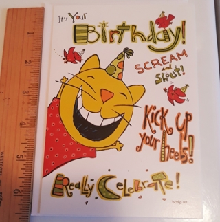 Funny Birthday Card w/Envelope about Aging