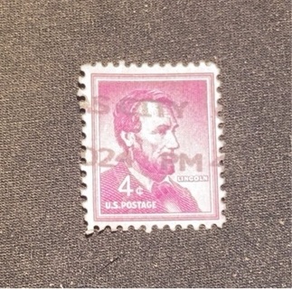 1954 $.04 LINCOLN STAMP SCOTT #1036