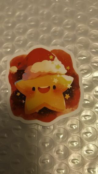 Cute Star Christmas Sticker