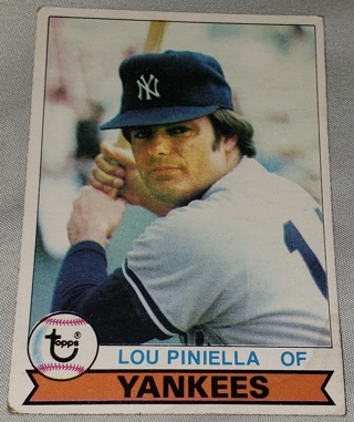 1979 ⚾ Topps Lou Piniella # 648 ⚾ New York Yankees