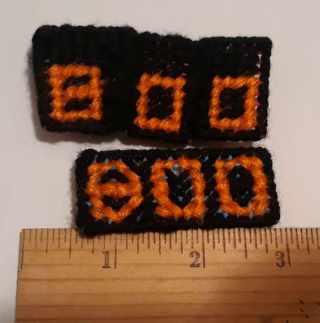 Handmade Halloween "Boo" magnets