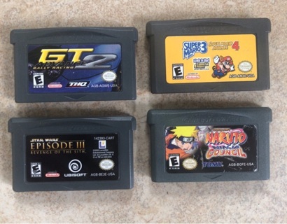 Nintendo Gameboy Advance Lot- 4 games