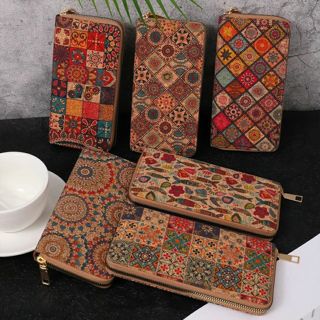 Bohemian style long wallet