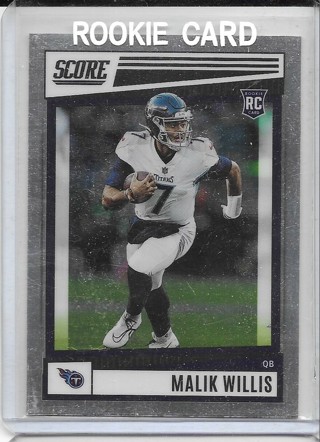 Malik Willis 2022 Chronicles Score  Premium #SP305 Rookie Card