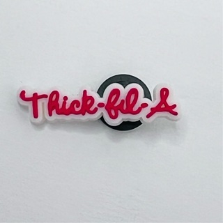 Thick-Fil-A Shoe Charm Chicken Funny 