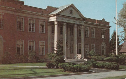 Vintage Unused Postcard: ygin: Franklin County Court House, Greenfield, MA