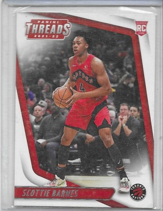 Scottie Barnes 2021-22 Chronicles Threads #82 Rookie Card