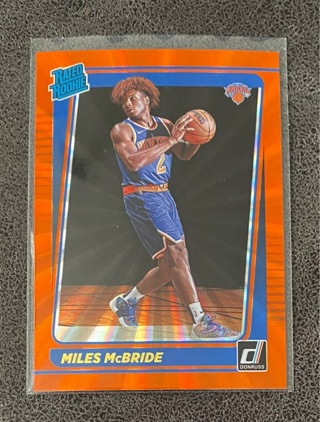 Miles McBride parallel rookie card