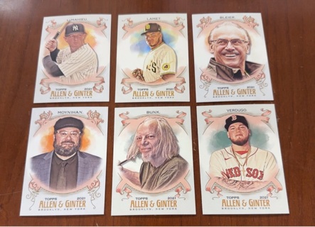 2021 Topps Allen&Ginter baseball lot