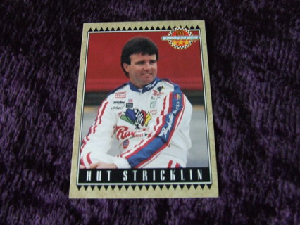 1992 Hut Stricklin NASCAR McDonald's Maxx Racing Card #23