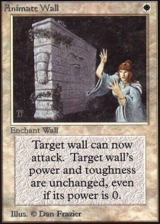 MTG Animate Wall (Enchant Wall) 1994 Deckmaster