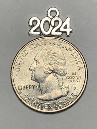 2024 CHARM~#1~SILVER~FREE SHIPPING!