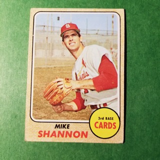 1968 - TOPPS BASEBALL CARD NO. 445 - MIKE SHANNON - CARDINALS