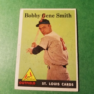 1958 - TOPPS BASEBALL CARD NO. 402 - BOBBY GENE SMITH - CARDINALS