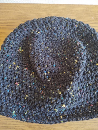 Hand Crocheted Slouch Hat 