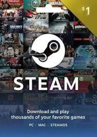 1$ Steam Wallet & 1 random steam key