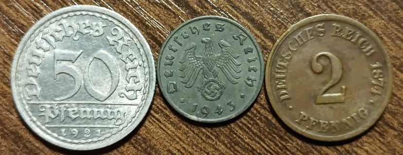 1900's Germany Reichpfennigs Full bold dates!