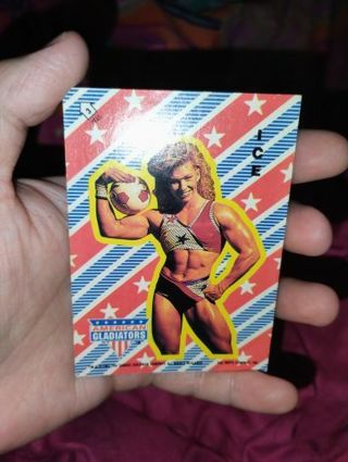 American Gladiators card