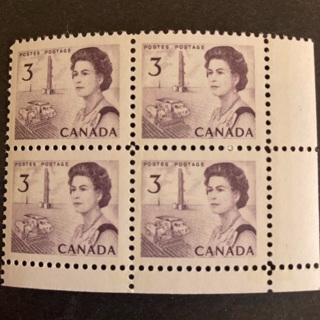 Canada MNH Queen Stamp block 