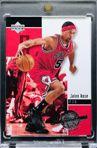 Jalen Rose - 2002-03 Upper Deck Inspirations #8 - Chicago Bulls [AA100]